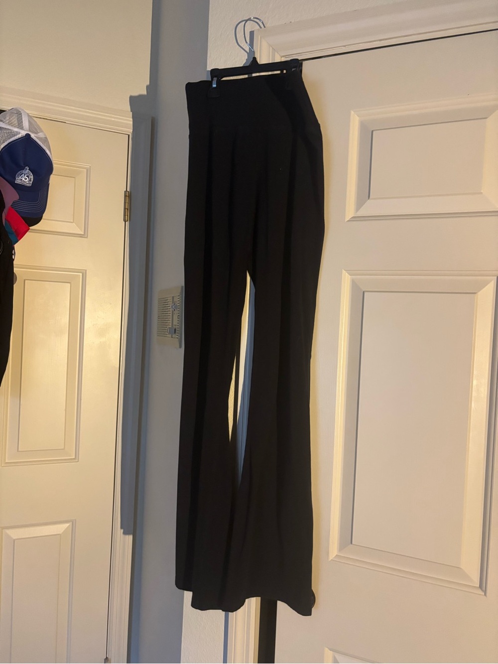 black brandy melville flared leggings